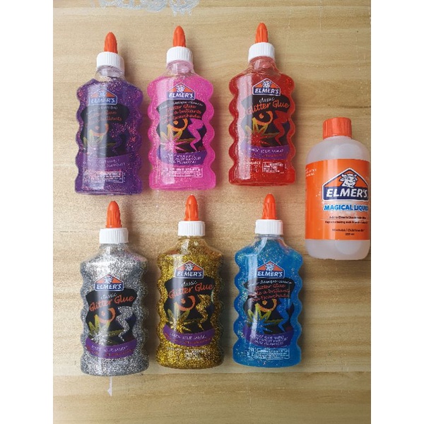 กาวกากเพชร กาวผสมกลิตเตอร์ Elmer's Glue 177 ml.