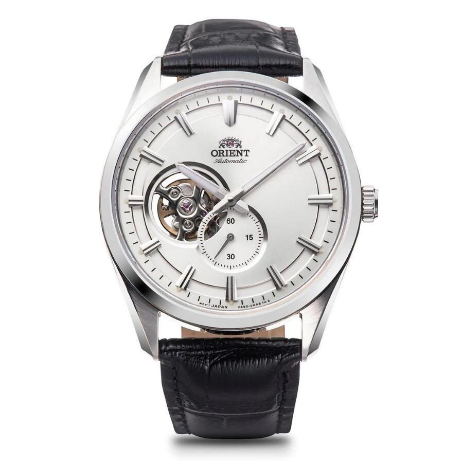 Orient นาฬิกาข้อมืออัตโนมัติ กึ่งโครงกระดูก สําหรับผู้ชาย (พร้อมเข็มขัดหนัง) Rn-Ar0003S
