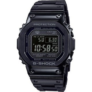 นาฬิกาข้อมือ คาสิโอ G-Shock บลูทูธ โลหะ พลังงานแสงอาทิตย์ สีดํา สําหรับผู้ชาย Gmw-B5000Gd-1Jf