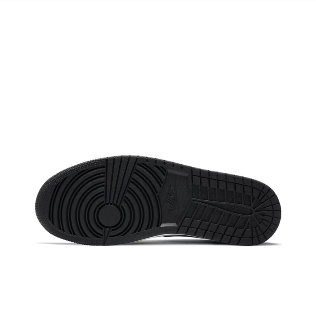 ♝☍▨┇❧♧✹☋✑ﺴJordan Air Jordan 1 mid se asw "black and white" ของแท้ 100% ช่วยกันลื่นสีดำและสีขาวรองเท้าผ้าใบผู้ชาย nike ญ