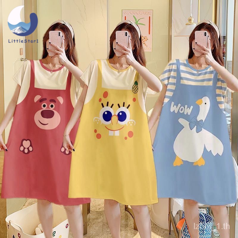 😍Pajamas, Skirts, Pajamas, Dresses, Cartoon Pattern, Pajamas, Fashion, Cute Cartoon Pattern, Cheap, 