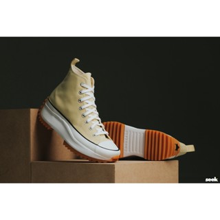 ♛▩CONVERSE RUN STAR HIKE SEASONAL COLOR HI YELLOW สีเหลืองอ่อน ร้านSEEK การันตีของแท้ 100%  Authorized Dealerรองเท้าผ้าใ