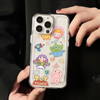 เคสโทรศัพท์มือถือ แบบใส ลาย Toy Story Pig สําหรับ iphone 14 Pro Max 11 13 12 7Plus X XS Max 8 7