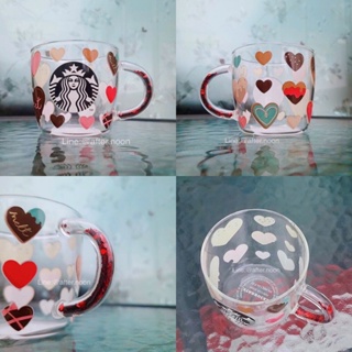 💓 [พร้อมส่ง] แก้วมัคใส Valentine Collection / starbucks แท้💯‼️