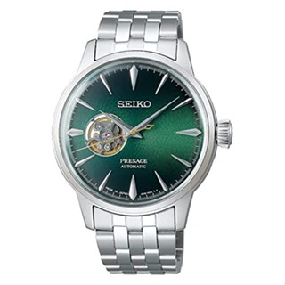 【ส่งตรงจากญี่ปุ่น】Seiko Presage นาฬิกาข้อมือค็อกเทล หน้าปัดสีเขียว Ssa441J1