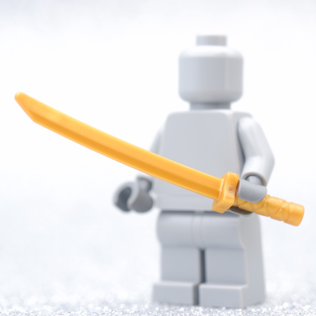 LEGO Katana Gold Sword - LEGO เลโก้ มินิฟิกเกอร์ ตัวต่อ ของเล่น WEAPON