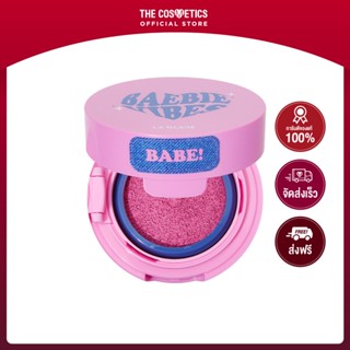 La Glace Baebie Vibes Cushion Blush Baebie In Love 8g **ไม่รวมส่ง     คุชชั่นบลัชเนื้อลิควิดสีชมพูม่วง