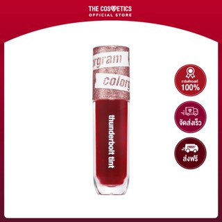 Colorgram Thunderbolt Tint Lacquer 4.5ml - 01 Romance Tok **ไม่รวมส่ง    ลิปทินท์แลกเกอร์ สีแดงเข้ม