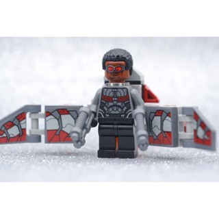 LEGO Falcon Gray Suit Full Wing HERO MARVEL - LEGO เลโก้ มินิฟิกเกอร์ ตัวต่อ ของเล่น