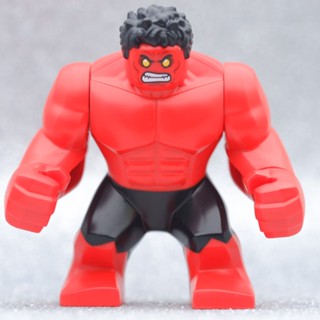 LEGO Red Hulk HERO MARVEL - LEGO เลโก้ มินิฟิกเกอร์ ตัวต่อ ของเล่น