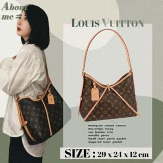 หลุยส์วิตตอง Louis Vuitton CARRYALL รุ่น PM/MM กระเป๋าสะพายสุภาพสตรี LV กระเป๋าถือ M46203