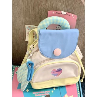 [พร้อมส่ง] กระเป๋าเป้สะพายหลัง ขนาดเล็ก น่ารัก สําหรับผู้หญิง