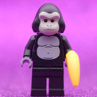 LEGO Gorilla Suit Guy Series 3 *used ( สินค้ามือสอง )  LEGO เลโก้ มินิฟิกเกอร์ ตัวต่อ ของเล่น