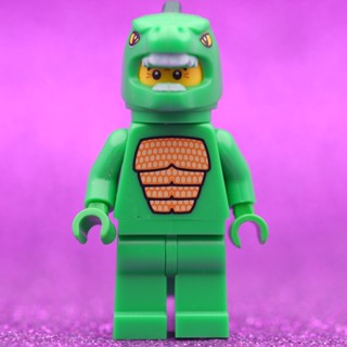 LEGO Lizard Man Series 5 *used ( สินค้ามือสอง )  LEGO เลโก้ มินิฟิกเกอร์ ตัวต่อ ของเล่น