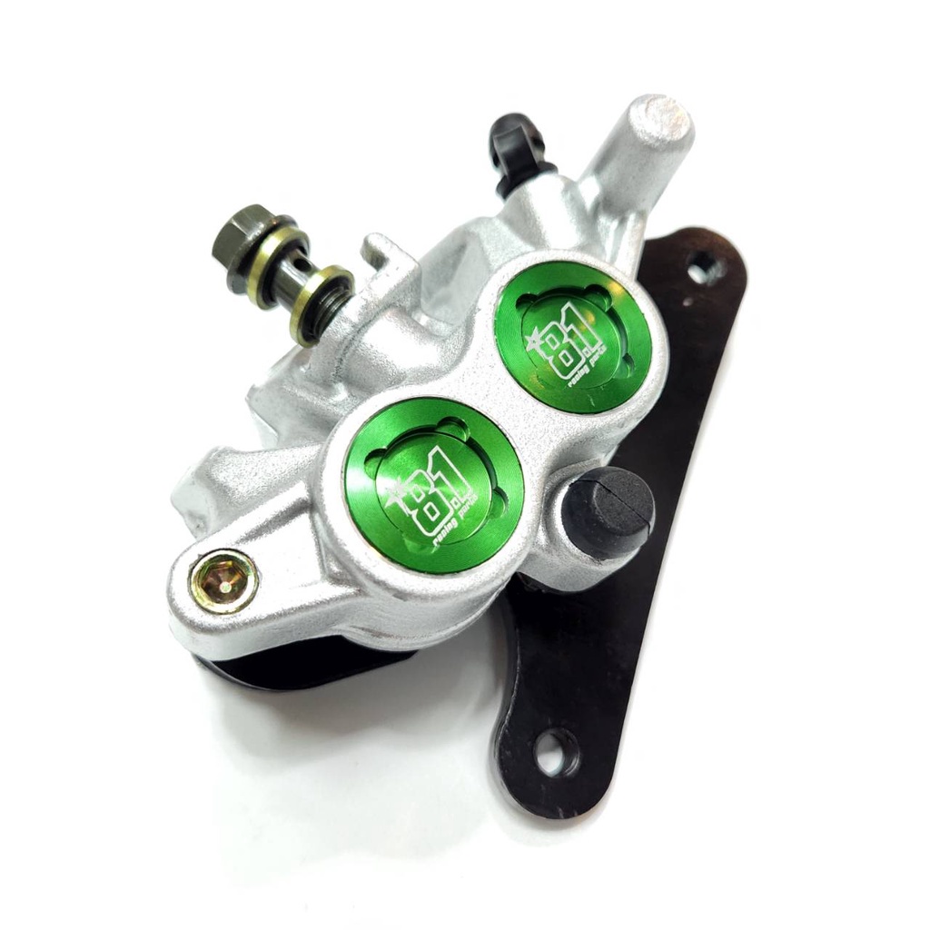 81 ปั๊มล่าง 2พอท ปั้มล่างแต่ง สำหรับใส่โช้คเดิม เวฟ110i , เวฟ125ปลาวาฬ โลโก้เขียว