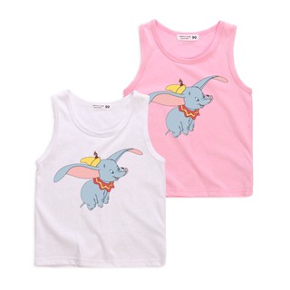 **พร้อมส่ง**Dumbo ช้างบิน เสื้อกั๊กแขนกุดผ้าฝ้ายเด็ก