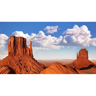 U-RO DECOR ภาพพิมพ์ รุ่น MONUMENT VALLEY  ขนาด 50X100 ซม. ผ้าแคนวาส รูปภาพติดผนัง