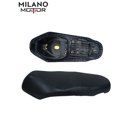 เบาะมอเตอร์ไซค์ เบาะ SCOOPY-i สีดำ Club12 2017-2019 motorcycle-seats T7