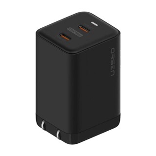 Eloop C11 GaN Fast Charge Adapter หัวชาร์จเร็ว PD 45W l QC 4.0 l 2 Port Output Type C ชาร์จพร้อมกัน​ แท้100%