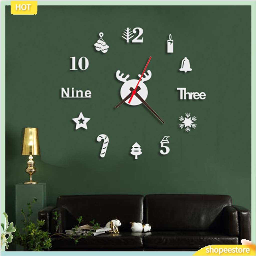 #นาฬิกาแขวน #ตกแต่งบ้าน #ของแต่งบ้าน #DIY #คริสต์มาส