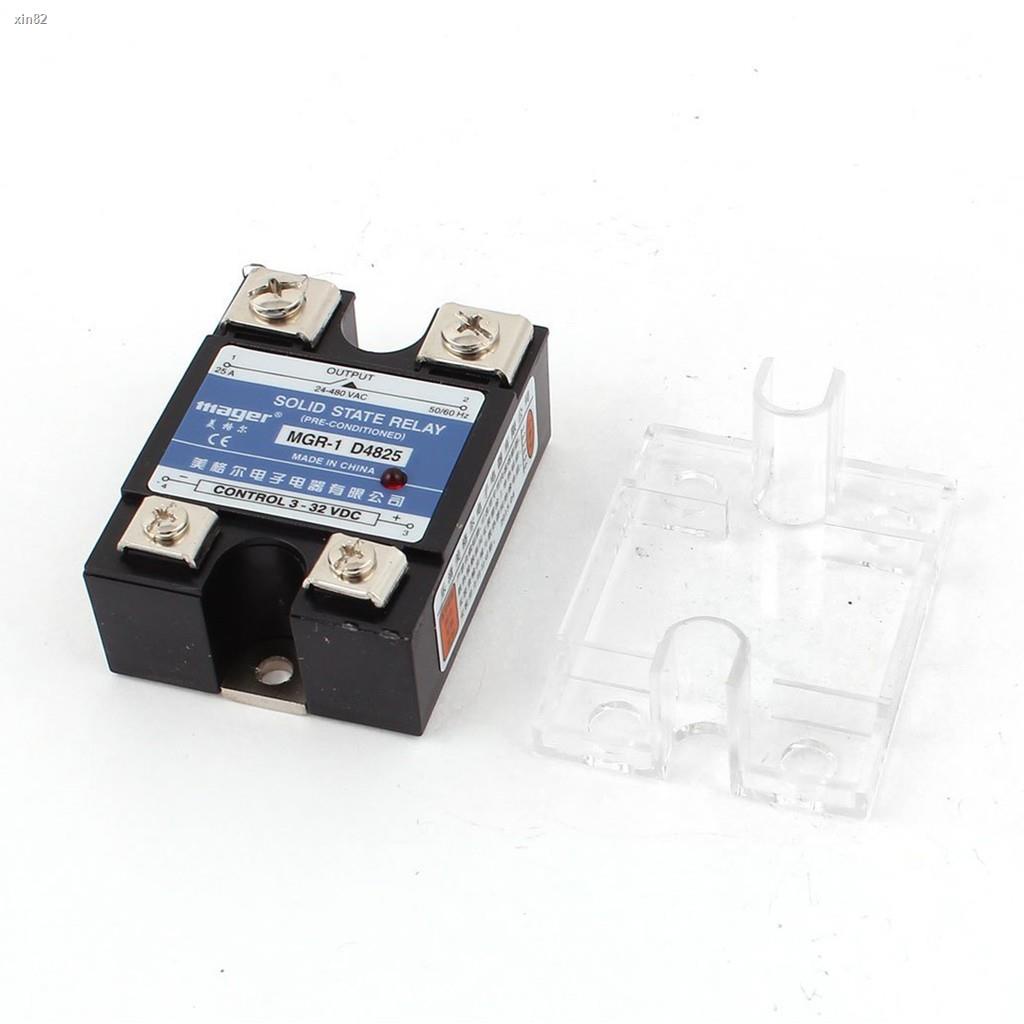 ✜❦MGR-1 D4825 Single-phase Solid State Relay SSR 25A DC 3-32 V AC 24-480 V