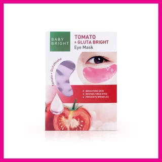 BABY BRIGHT - Tomato & Gluta Eye Mask (1 Pair) แผ่นเจลมาส์กใต้ตา