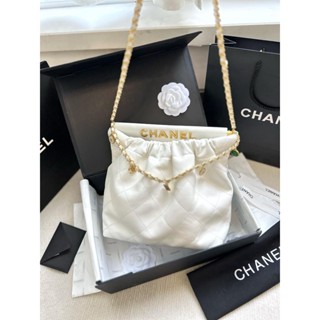 [พร้อมส่ง] Ch***anel กระเป๋าถือ กระเป๋าสะพายไหล่ สายโซ่ ขนาดเล็ก แฟชั่นสําหรับสตรี 22 ชิ้น