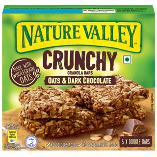 เนเจอร์แวลเล่ย์ธัญพืชอบกรอบชนิดแท่งรสข้าวโอ๊ตและช็อกโกแลต 253กรัม  /  Nature Valley Crunchy Granola Bars Oats Chocolate