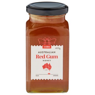 โคลส์น้ำผึ้งแท้จากดอกเรดกัม 400กรัม  /  Coles Red Gum Honey 400g.