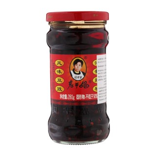 เหล่ากันมาน้ำพริกถั่วเหลืองทอด 280กรัม  /  Laoganma Black Beans 280g.