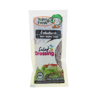 ซุปเปอร์เฟรชน้ำสลัดครีมงาดำ 60กรัม  /  Super Fresh Black Sesame Creme Dressing 60g.