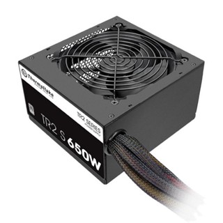 อุปกรณ์คอมพิวเตอร์ &lt;&gt; POWER SUPPLY (อุปกรณ์จ่ายไฟ) THERMALTAKE TR2 S 650W 80 PLUS (BLACK) (TRS-0650P-2)