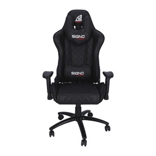 อุปกรณ์สำหรับเกมเมอร์ /// GAMING CHAIR (เก้าอี้เกมมิ่ง) SIGNO E-SPORT BLACKER (GC-205BLK)