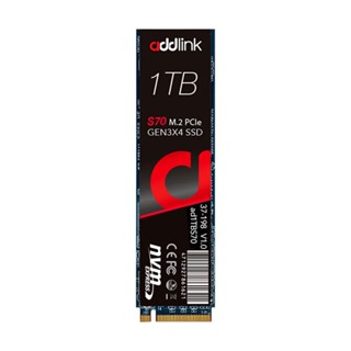 อุปกรณ์จัดเก็บข้อมูล { 1 TB SSD (เอสเอสดี) ADDLINK S70 PCIe/NVMe M.2 2280 (AD1TBS70M2P)