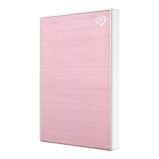 อุปกรณ์จัดเก็บข้อมูล \ 2 TB PORTABLE HDD (ฮาร์ดดิสก์พกพา) SEAGATE ONE TOUCH WITH PASSWORD (ROSE GOLD) (STKY2000405)