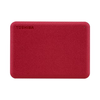 อุปกรณ์จัดเก็บข้อมูล | 4 TB PORTABLE HDD (ฮาร์ดดิสก์พกพา) TOSHIBA CANVIO ADVANCE (RED) (HDTCA40AR3CA)