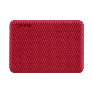 อุปกรณ์จัดเก็บข้อมูล ::: 2 TB PORTABLE HDD (ฮาร์ดดิสก์พกพา) TOSHIBA CANVIO ADVANCE (RED) (HDTCA20AR3AA)