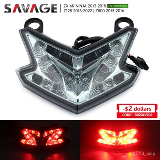 LED Brake Light Tail Lamp For KAWASAKI Z125/Pro 2013-2022 Z800 ZX6R NINJA 2013-2018 Motorcycle Accessories Taillight Sto