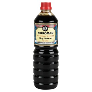 คิคโคแมนซอสถั่วเหลือง 1ลิตร  /  Kikkoman Soy Sauce 1ltr.