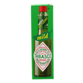 ทาบาสโกกรีนเปปเปอร์ซอส 60มล.  /  Tabasco Green Pepper Sauce 60ml.