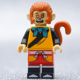 LEGO Monkey King Orange Robe 80024 Monkie Kid - LEGO เลโก้ มินิฟิกเกอร์ ตัวต่อ ของเล่น