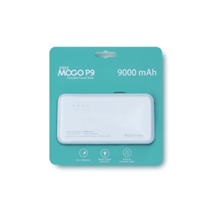 MOGO  P9 แบตสำรอง Power bank ขนาด 9000 mAh พร้อมสายชาร์จในตัว