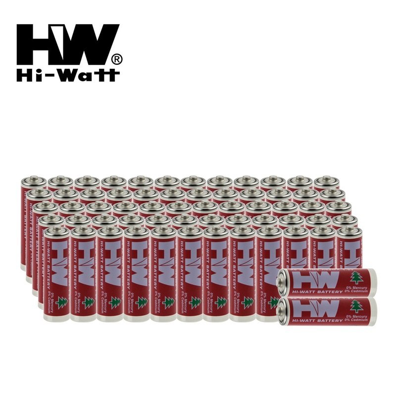 Hi-Watt 555 Battery 1.5V AA Single Use Dry Battery R6P UM3 MN1500 E91สำหรับเครื่องวัดอุณหภูมิวิทยุไฟ