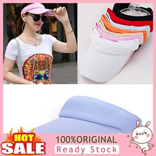 [B_398] Sunhat Adjustable Breathable Women Visor Cap for Tennis