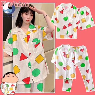 🔥พร้อมส่ง🔥 ชุดนอน ชินจัง ผ้านิ่มใส่นอนสบาย Womens pajamas【LittleStar1】