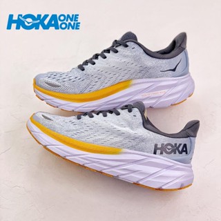 [พร้อมส่ง] Hoka One Clifton 8 รองเท้าวิ่งจ๊อกกิ้ง พื้นชั้นเดียว ออกแบบดี สําหรับทุกเพศ ทุกวัย