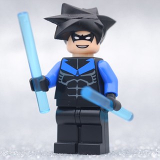 LEGO Nightwing Blue Symbol (7785) Hero DC  - LEGO เลโก้ มินิฟิกเกอร์ ตัวต่อ ของเล่น