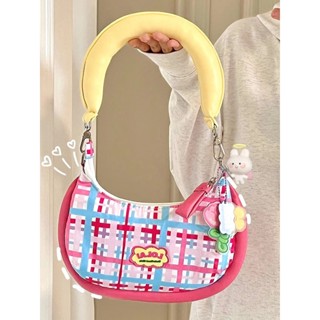 ❖♨✜LOLA DESING same summer dopamine underarm bag cute niche pink donut girl y2k bag