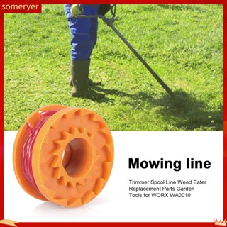 [someryer] Trimmer Spool Line Weed Eater ชิ้นส่วนอะไหล่เปลี่ยนสําหรับ Worx Wa 0010