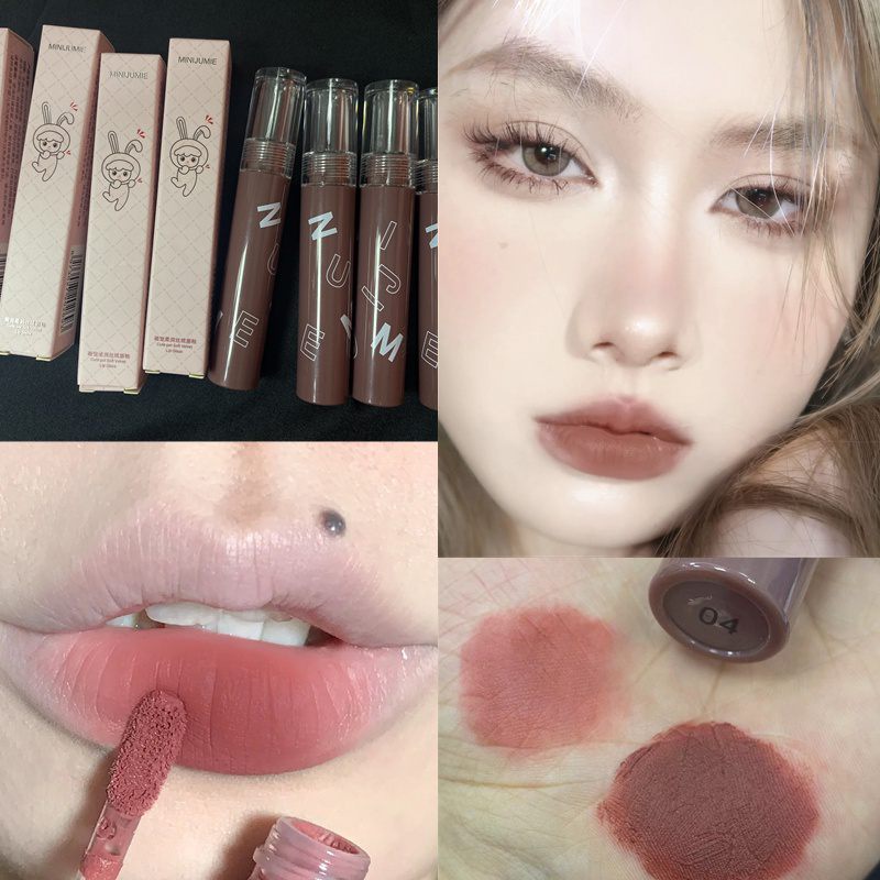 Cod Minijumie ลิปกลอส เนื้อแมตต์กํามะหยี่ ให้ความชุ่มชื้น ติดทนนาน แต่งหน้า ริมฝีปากอวบอิ่ม